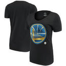 Golden State Warriors Fanatics Branded Women's Primary Logo Midnight Mascot V-Neck T-Shirt - Black