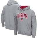 Alabama Crimson Tide Stadium Athletic Arch & Logo Tackle Twill Pullover Hoodie – Heathered Gray