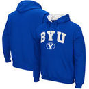 BYU Cougars Stadium Athletic Arch & Logo Tackle Twill Pullover Hoodie – Royal