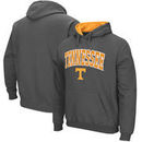 Tennessee Volunteers Stadium Athletic Arch & Logo Tackle Twill Pullover Hoodie – Charcoal