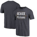 New Orleans Pelicans Fanatics Branded Geaux Pelicans Hometown Collection Tri-Blend T-Shirt - Navy