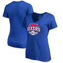 Philadelphia 76ers Fanatics Branded Women's Seventy Six Hometown Collection T-Shirt - Royal