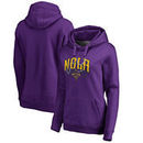 New Orleans Pelicans Fanatics Branded Women's Plus Sizes NOLA Beads Hometown Collection Pullover Hoodie - Purple