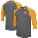 Tennessee Volunteers Colosseum Raglan 3/4-Sleeve T-Shirt – Charcoal/Tennessee Orange