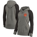Cincinnati Bengals NFL Pro Line by Fanatics Branded Women's Plus Sizes Vintage Lounge Pullover Hoodie - Heathered Gray