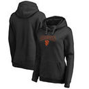 San Francisco Giants Fanatics Branded Women's Plus Size Cooperstown Collection Wahconah Pullover Hoodie - Black