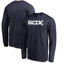 Chicago White Sox Fanatics Branded Big & Tall Cooperstown Collection Wahconah Long Sleeve T-Shirt - Navy