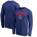 Chicago Cubs Fanatics Branded Big & Tall Team Lockup Long Sleeve T-Shirt - Royal
