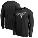 Chicago White Sox Fanatics Branded Big & Tall Team Lockup Long Sleeve T-Shirt - Black