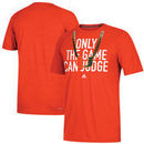 Miami Hurricanes adidas Turnover Chain Slogan Performance T-Shirt – Orange