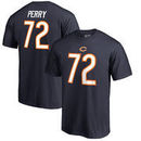 William Perry Chicago Bears NFL Pro Line by Fanatics Branded Retired Player Authentic Stack Name & Number T-Shirt – Navy