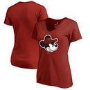 Miami Heat Fanatics Branded Women's Disney Game Face V-Neck T-Shirt - Red