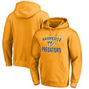 Nashville Predators Fanatics Branded Victory Arch Fleece Pullover Hoodie – Gold