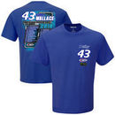 Darrell Wallace Jr. Checkered Flag 2018 Monster Energy NASCAR Cup Series Race Schedule T-Shirt – Royal