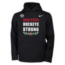 Ohio State Buckeyes Nike Youth 2017 Cotton Bowl Bound Verbiage Therma Pullover Hoodie – Black