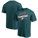 Philadelphia Eagles NFL Pro Line by Fanatics Branded 2017 NFC East Division Champions T-Shirt – Midnight Green