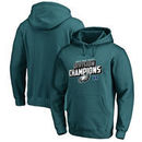 Philadelphia Eagles NFL Pro Line by Fanatics Branded 2017 NFC East Division Champions Pullover Hoodie – Midnight Green