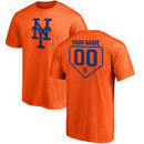 New York Mets Fanatics Branded Personalized RBI T-Shirt - Orange