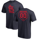 St. Louis Cardinals Fanatics Branded Personalized RBI T-Shirt - Navy
