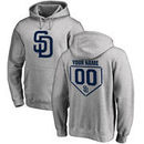San Diego Padres Fanatics Branded Personalized RBI Pullover Hoodie - Heathered Gray