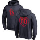 St. Louis Cardinals Fanatics Branded Personalized RBI Pullover Hoodie - Navy