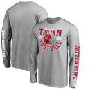 USC Trojans Fanatics Branded 2017 Cotton Bowl Bound Down Long Sleeve T-Shirt – Heathered Gray
