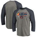 Auburn Tigers Fanatics Branded 2017 Peach Bowl Bound Drive Long Sleeve Raglan T-Shirt – Heathered Gray