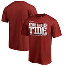 Alabama Crimson Tide Fanatics Branded 2017 College Football Playoff Bound Center T-Shirt – Crimson