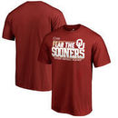 Oklahoma Sooners Fanatics Branded 2017 College Football Playoff Bound Center T-Shirt – Cardinal