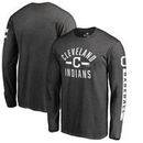 Cleveland Indians Fanatics Branded Cinder Long Sleeve T-Shirt – Heathered Charcoal