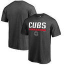 Chicago Cubs Fanatics Branded Win Stripe T-Shirt – Heathered Charcoal