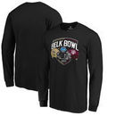 Wake Forest Demon Deacons vs. Texas A&M Aggies Fanatics Branded 2017 Belk Bowl Dueling Backfield Long Sleeve T-Shirt – Black