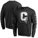 Cleveland Cavaliers Fanatics Branded Letterman Fleece Crew Neck Sweatshirt - Black
