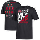 Toronto FC adidas 2017 MLS Cup Champions Roster T-Shirt – Black
