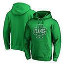 Calgary Flames Fanatics Branded St. Patrick's Day Emerald Isle Pullover Hoodie - Kelly Green