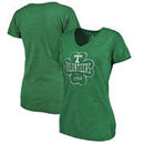 Tennessee Volunteers Fanatics Branded Women's St. Patrick's Day Emerald Isle Tri-Blend V-Neck T-Shirt - Green