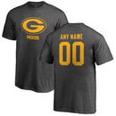 Green Bay Packers NFL Pro Line by Fanatics Branded Youth Personalized One Color T-Shirt - Ash