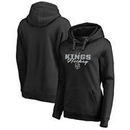 Los Angeles Kings Fanatics Branded Women's Iconic Collection Script Assist Plus Size Pullover Hoodie - Black
