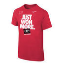 Georgia Bulldogs Nike Youth College Football Playoff 2018 Rose Bowl Champions Locker Room T-Shirt – Red