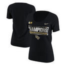 UCF Knights Nike Women's 2018 Peach Bowl Champions Locker Room T-Shirt – Black