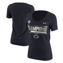 Penn State Nittany Lions Nike Women's 2017 Fiesta Bowl Champions Locker Room T-Shirt – Navy