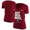 Georgia Bulldogs Nike Women's College Football Playoff 2018 Rose Bowl Champions Locker Room T-Shirt – Red