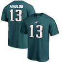 Nelson Agholor Philadelphia Eagles NFL Pro Line by Fanatics Branded Authentic Stack Name & Number T-Shirt – Midnight Green