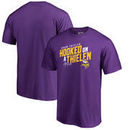 Adam Thielen Minnesota Vikings NFL Pro Line by Fanatics Branded Hooked on a Thielen T-Shirt – Purple