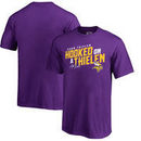 Adam Thielen Minnesota Vikings NFL Pro Line by Fanatics Branded Youth Hooked on a Thielen T-Shirt – Purple