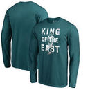 Carson Wentz Philadelphia Eagles NFL Pro Line by Fanatics Branded Hero Long Sleeve T-Shirt – Midnight Green