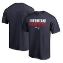 New England Patriots NFL Pro Line by Fanatics Branded Iconic Collection Fade Out T-Shirt - Navy