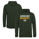 Green Bay Packers NFL Pro Line by Fanatics Branded Youth Iconic Collection Fade Out Pullover Hoodie - Green