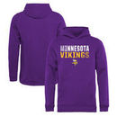 Minnesota Vikings NFL Pro Line by Fanatics Branded Youth Iconic Collection Fade Out Pullover Hoodie - Purple