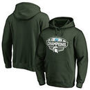 Michigan State Spartans Fanatics Branded 2017 Holiday Bowl Champions Block Pullover Hoodie – Green